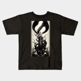 Supernatural Cyber Goth and the Occult Miracles that Follow Kids T-Shirt